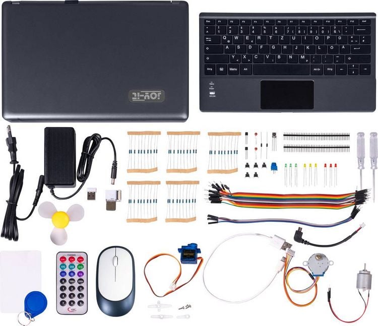 Produktbild: Joy-it JP-Notebook-Pi5-8 Raspberry Pi&reg; 5 B 8 GB 4 x 2.4 GHz inkl. Aufbewahrungskoffer, inkl. Netzteil