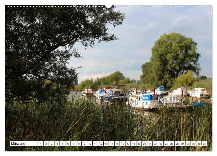 Produktbild: Wedel - Ein Spaziergang (Wandkalender 2026 DIN A2 quer), CALVENDO Monatskalender