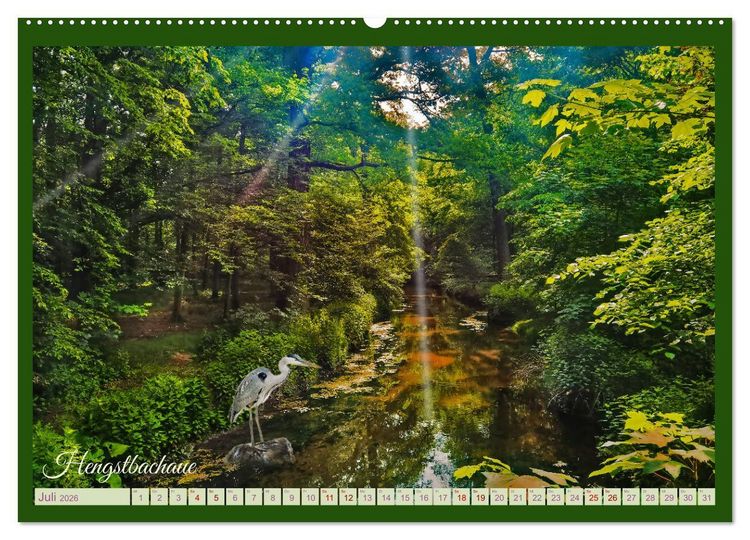 Produktbild: Dreieich Natur Pur (hochwertiger Premium Wandkalender 2026 DIN A2 quer), Kunstdruck in Hochglanz