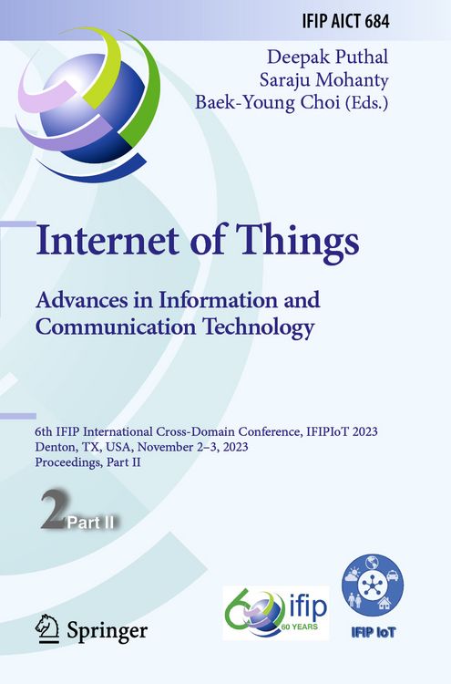 Produktbild: Internet of Things. Advances in Information and Communication Technology