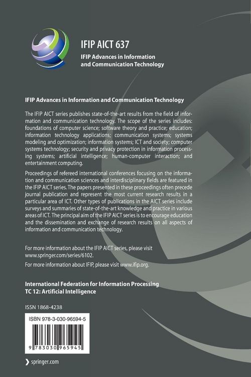 Produktbild: Artificial Intelligence for Knowledge Management, Energy, and Sustainability