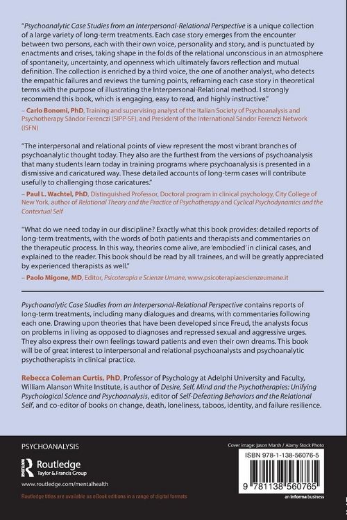Produktbild: Psychoanalytic Case Studies from an Interpersonal-Relational Perspective