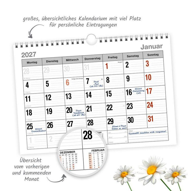 Produktbild: TR&Ouml;TSCH - Monatsterminer Montasterminkalender mit Fotocover 2027