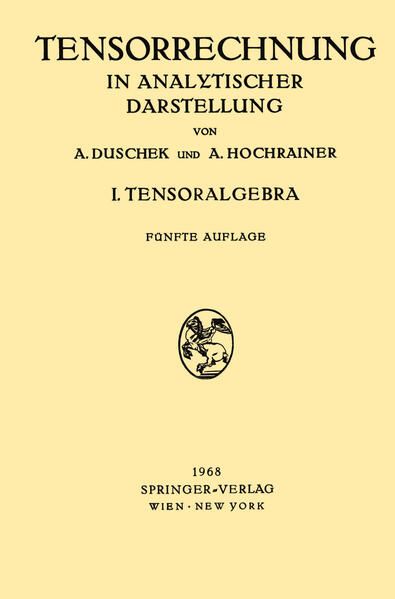 Produktbild: Grundz&uuml;ge der Tensorrechnung in Analytischer Darstellung