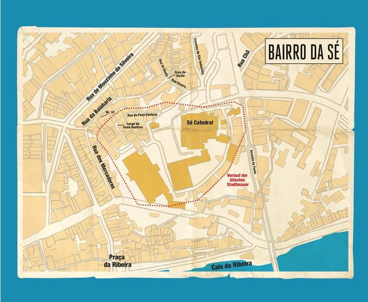 Die Mauern von Porto