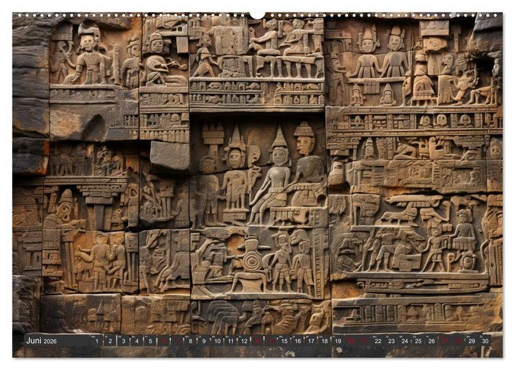 Produktbild: R&auml;tselhaftes aus der Arch&auml;ologie (hochwertiger Premium Wandkalender 2026 DIN A2 quer), Kunstdruck in Hochglanz