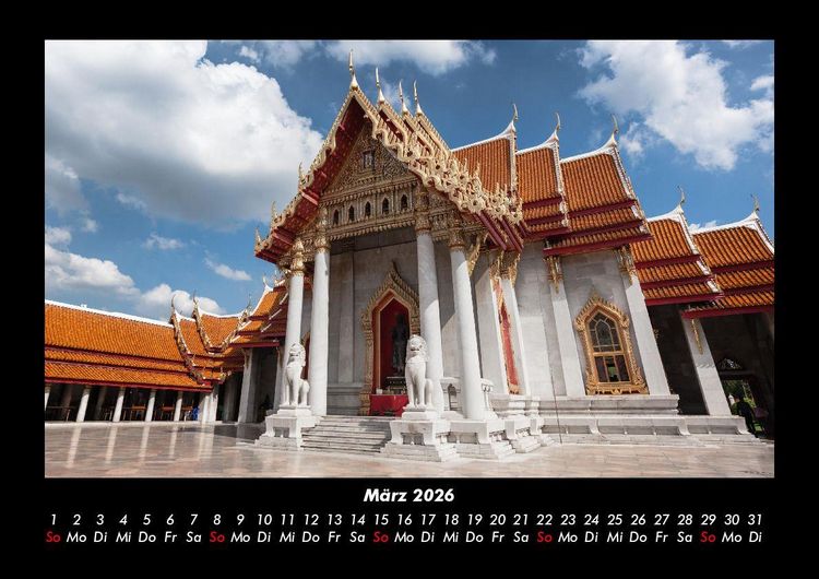 Produktbild: Tempel unserer Erde 2026 Fotokalender DIN A3