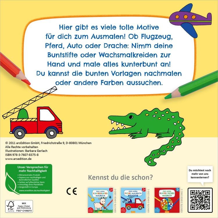 Produktbild: Mein erstes dickes Malbuch ab 2