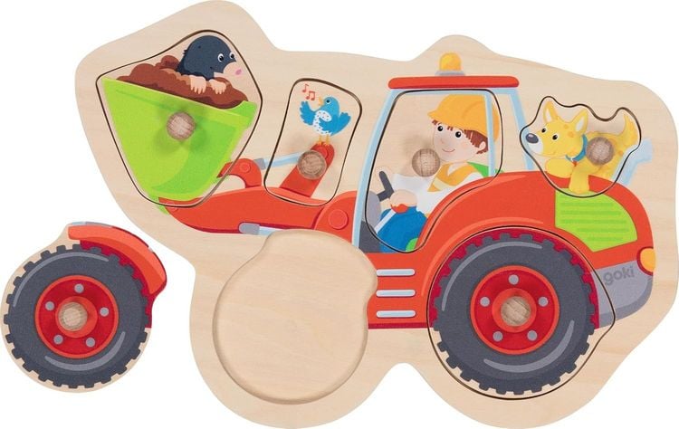 Produktbild: Steckpuzzle Schaufelbagger, per St