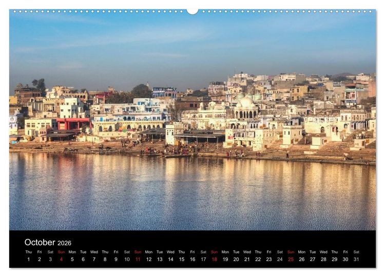 Produktbild: India - Magical Cities and Landscapes (High Quality Premium Wall Calendar 2026 DIN A2 landscape),CALVENDO 12 Month Wall Calendar