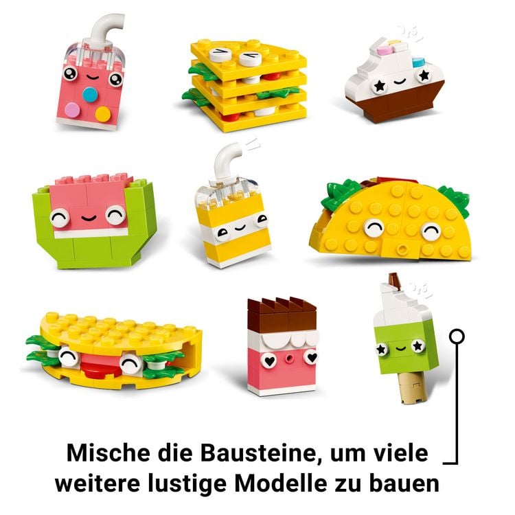 Produktbild: LEGO Classic Kreativer Snack Bauspa&szlig;, Spielzeug f&uuml;r Rollenspiele 11039