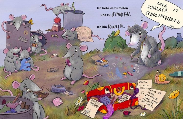 Produktbild: Die kleine Ratte Kwiik macht stark. Weil ich mutig bin