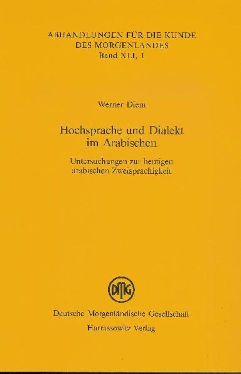 Produktbild: Hochsprache und Dialekt im Arabischen