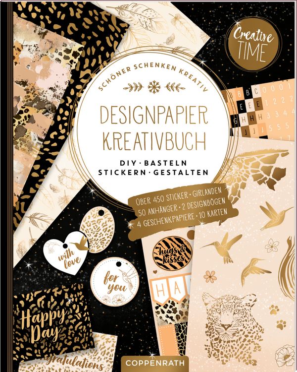 Produktbild: Designpapier-Kreativbuch Animal Print
