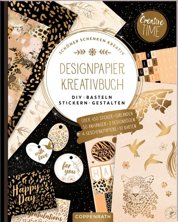 Produktbild: Designpapier-Kreativbuch Animal Print