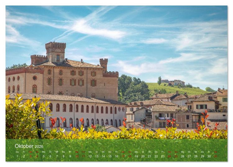 Produktbild: Barolo in den H&uuml;geln des Langhe (Wandkalender 2026 DIN A4 quer), CALVENDO Monatskalender