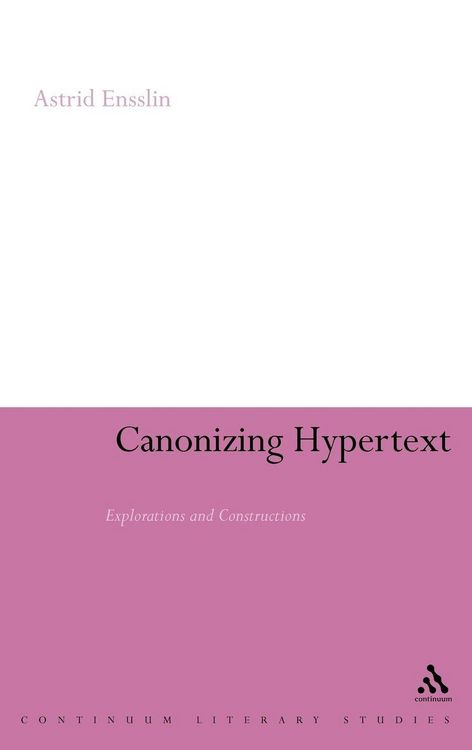 Produktbild: Canonising Hypertext