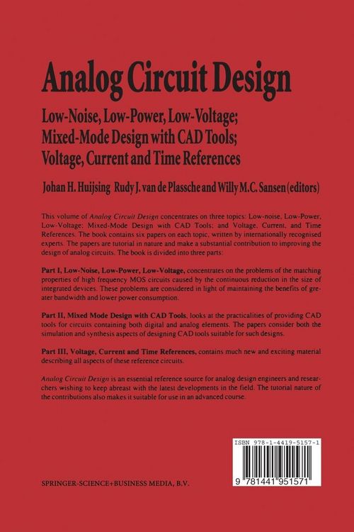 Produktbild: Analog Circuit Design