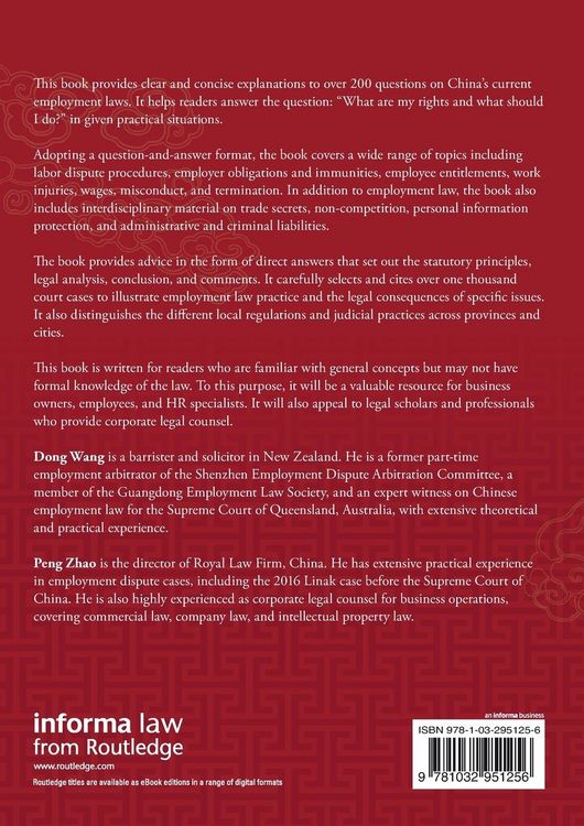 Produktbild: Employment Law in China