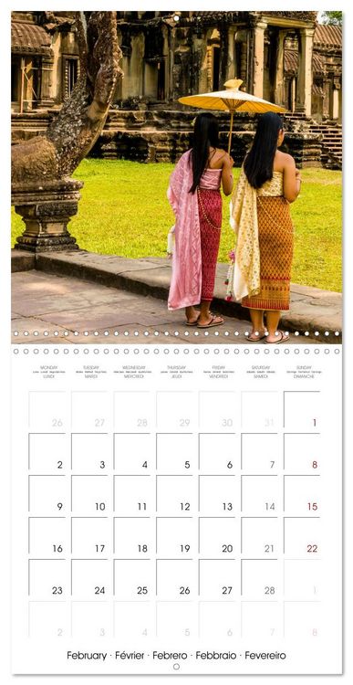 Produktbild: Siem Reap City of Temples Cambodia (Wall Calendar 2026 12 &times; 12 Inch) CALVENDO 12 Month Wall Calendar