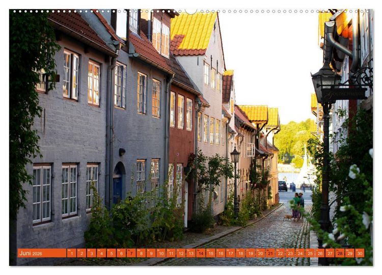 Produktbild: Ostseereise - Flensburg (hochwertiger Premium Wandkalender 2026 DIN A2 quer), Kunstdruck in Hochglanz
