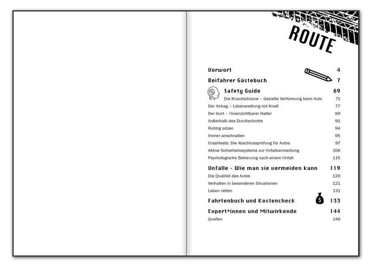 Produktbild: Endlich Auto! Beifahrer G&auml;stebuch und Safety Guide