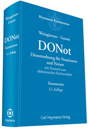 Produktbild: Dienstordnung f&uuml;r Notarinnen und Notare