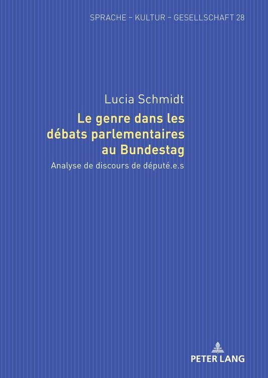 Produktbild: Le genre dans les d&eacute;bats parlementaires au Bundestag