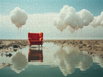 Produktbild: CALVENDO Puzzle Wolken | 1000 Teile Lege-Gr&ouml;&szlig;e 64x48cm Foto-Puzzle f&uuml;r gl&uuml;ckliche Stunden
