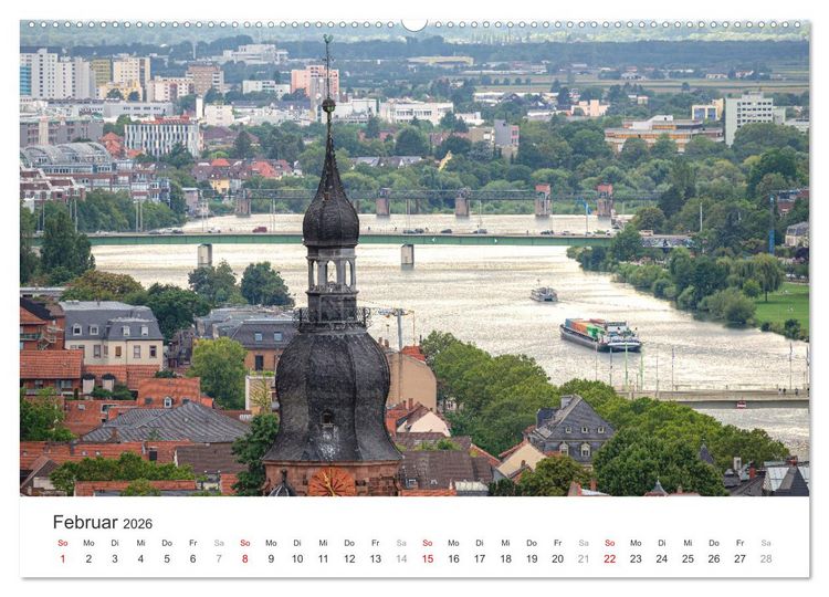 Produktbild: Heidelberg im Fokus (hochwertiger Premium Wandkalender 2026 DIN A2 quer), Kunstdruck in Hochglanz