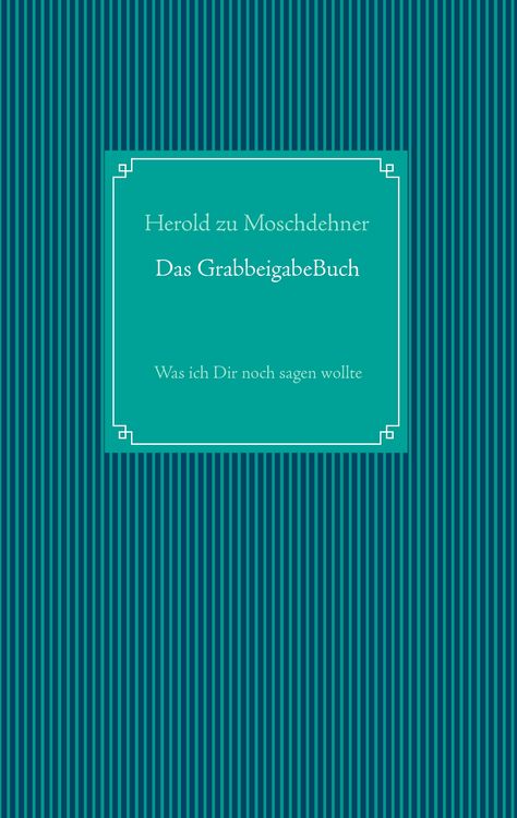 Produktbild: Das GrabbeigabeBuch