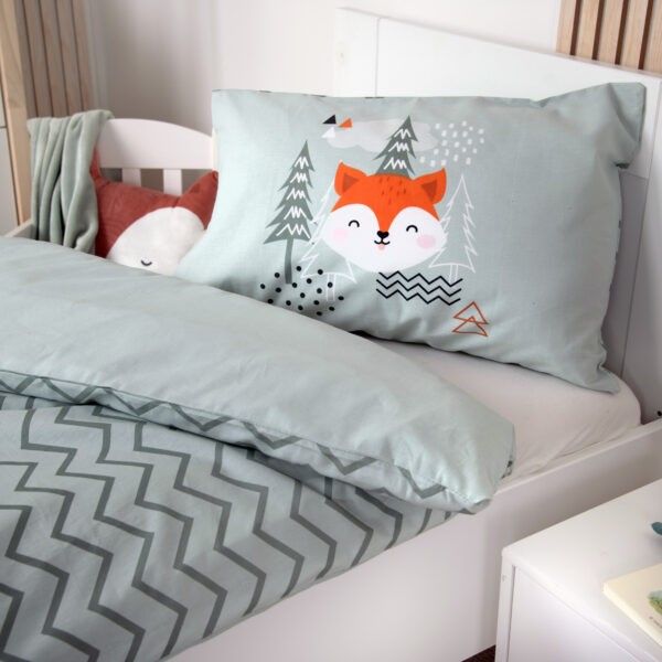 Produktbild: Babybest&reg; 2485410063 - Nordic Forest, Bettw&auml;sche-Set, Baumwolle/Renforc&eacute;, 100x135/40x60cm