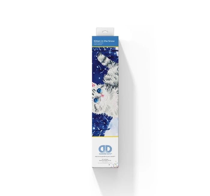 Produktbild: DIAMOND DOTZ - Diamond Painting Katze im Schnee