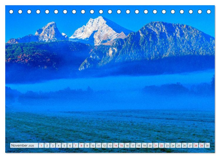 Produktbild: Urlaub im Berchtesgadener Land (Tischkalender 2026 DIN A5 quer), CALVENDO Monatskalender