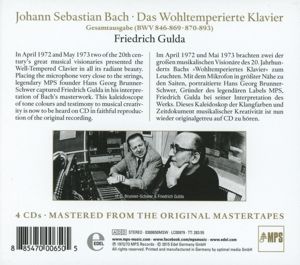 Produktbild: Das Wohltemperierte Klavier