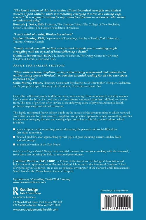 Produktbild: Grief Counselling and Grief Therapy