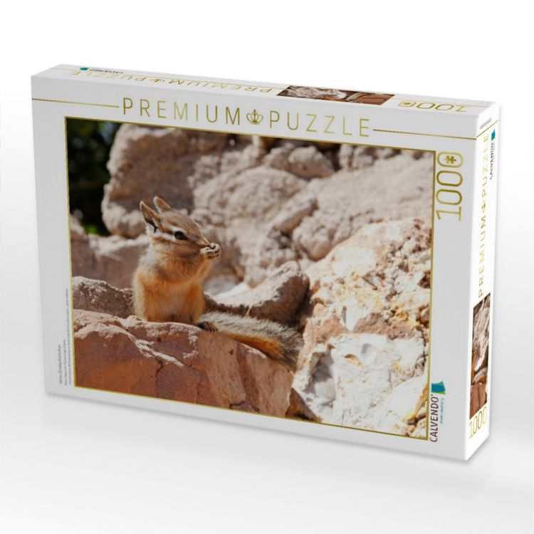 Produktbild: CALVENDO Puzzle Uinta-Streifenh&ouml;rnchen | 1000 Teile Lege-Gr&ouml;&szlig;e 64x48cm Foto-Puzzle f&uuml;r gl&uuml;ckliche Stunden