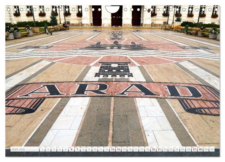 Produktbild: Streifz&uuml;ge durch Arad (Wandkalender 2026 DIN A4 quer), CALVENDO Monatskalender