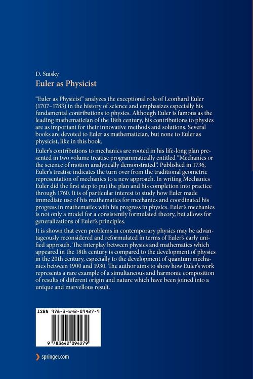 Produktbild: Euler as Physicist