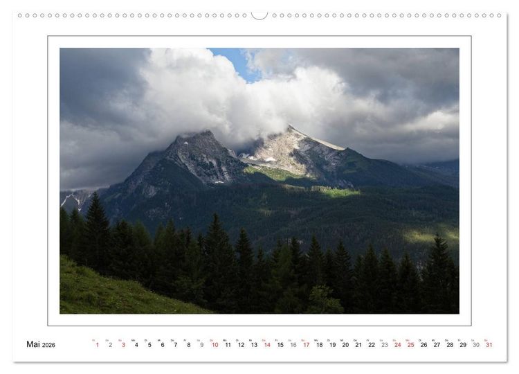 Produktbild: Rund um den Watzmann (hochwertiger Premium Wandkalender 2026 DIN A2 quer), Kunstdruck in Hochglanz