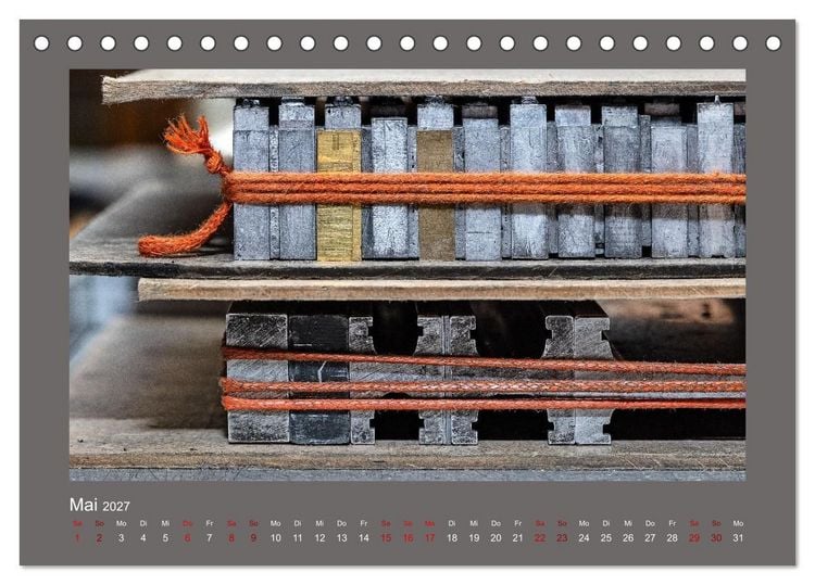 Produktbild: Auf Guttenbergs Spuren (Tischkalender 2027 DIN A5 quer), CALVENDO Monatskalender