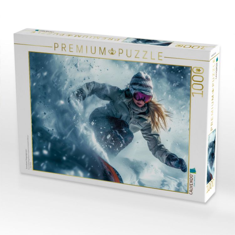 Produktbild: CALVENDO Puzzle Snowboard-Vergn&uuml;gen pur | 1000 Teile Lege-Gr&ouml;&szlig;e 64x48cm Foto-Puzzle f&uuml;r gl&uuml;ckliche Stunden