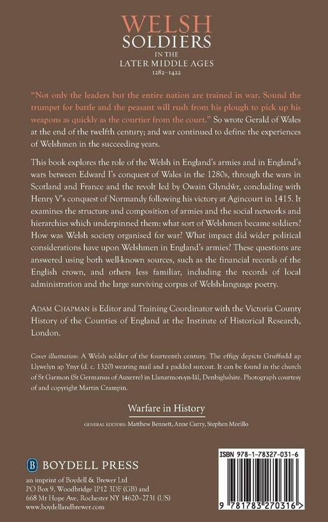 Produktbild: Welsh Soldiers in the Later Middle Ages, 1282-1422