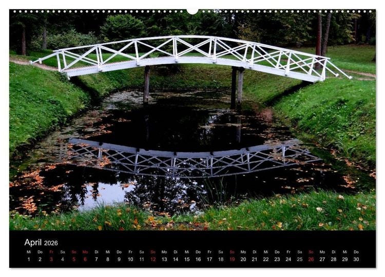 Produktbild: PUSCHKINS RUSSLAND (Wandkalender 2026 DIN A2 quer), CALVENDO Monatskalender