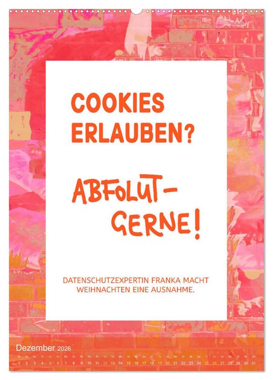 Produktbild: Lach du nur! - Flotte Spr&uuml;che schnell erkl&auml;rt (Wandkalender 2026 DIN A2 hoch), CALVENDO Monatskalender