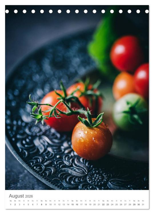 Produktbild: Mystic Food Dunkle K&uuml;chen-Stillleben (Tischkalender 2026 DIN A5 hoch), CALVENDO Monatskalender