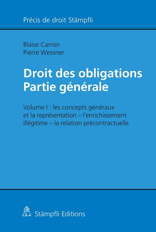 Produktbild: Droit des obligations &iquest; Partie g&eacute;n&eacute;rale