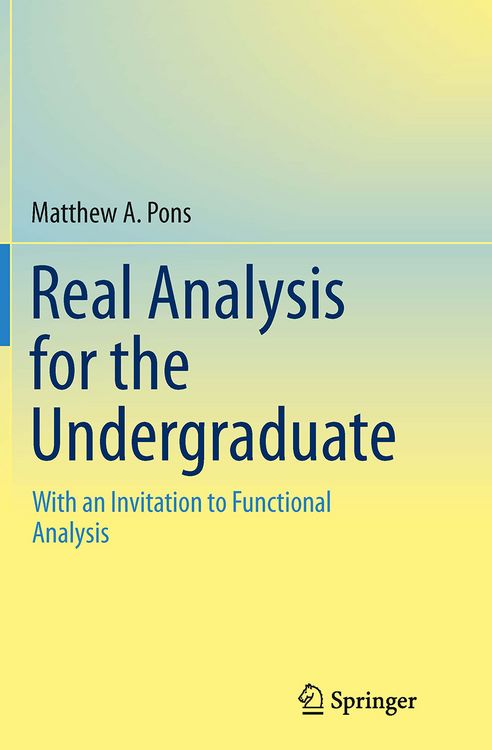 Produktbild: Real Analysis for the Undergraduate