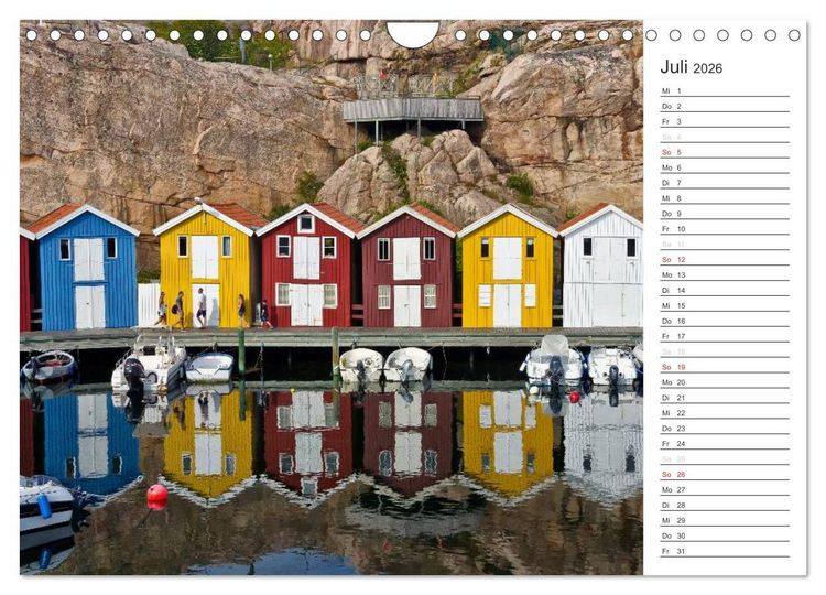 Produktbild: Unterwegs in Schweden (Wandkalender 2026 DIN A4 quer), CALVENDO Monatskalender