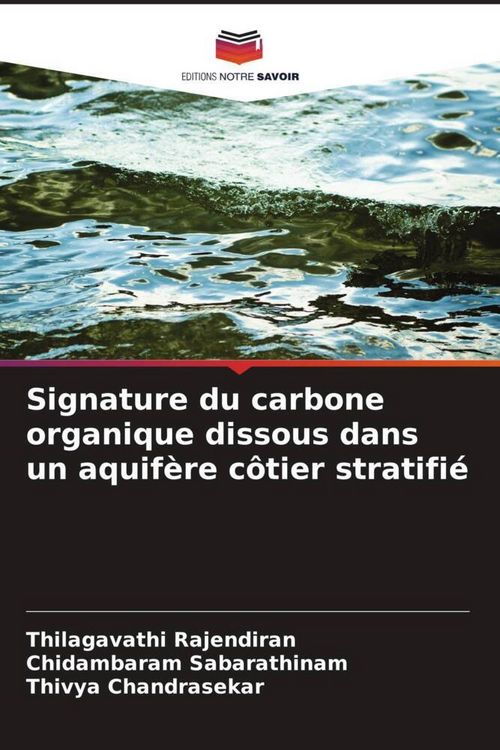 Produktbild: Signature du carbone organique dissous dans un aquif&egrave;re c&ocirc;tier stratifi&eacute;